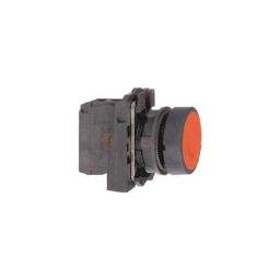 Schneider Electric Harmony XB5 22mm Red &a; Green Spring Return Type Illuminated Double Headed Rectangle Push Button with Yellow LED, XB5AW84B5N-1
