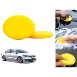 Auto Pearl Polyurethane Beige Washing &a; Waxing Polish Foam Sponge for Rapid T3 2020 (Pack of 2)-picture-28