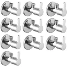 Zesta Flora Stainless Steel Chrome Finish Angle Valve with Flange (Pack of 10)-image-10