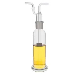ABGIL 500ml Borosilicate Glass Drechshel&s;S Gas Wash Bottle with Interchangeable Fitting, Joint: B-29, ABG912-40