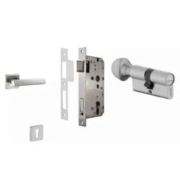 Dorset ML Series Elmo 60mm Stainless Steel Door Handle Lock Set with Coin &a; Knob (Pack of 2)-picture-16