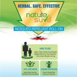 Nature Sure 7ml Herbal Mosquito Repellent Roll-On with Lemongrass, Nilgiri &a; Neem (Pack of 2) image 3