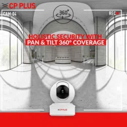 CP PLUS CP-E41A 4MP Wi-Fi 360 deg Pan &a; Tilt Camera with Night Vision, 2-Way Talk &a; Motion Detection image 4