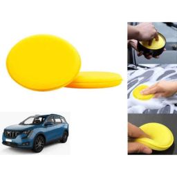 Auto Pearl Polyurethane Beige Washing &a; Waxing Polish Foam Sponge for XUV 700 2021 (Pack of 2)-picture-33