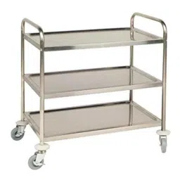 Surgihub 2-3ft Stainless Steel Shelve Instrument Trolley, 11061-image-51