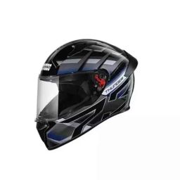 Studds N6 Expanded Polystyrene Matt Black &a; Grey Full Face Full Face Helmet, Size: Xtra Large-picture-0