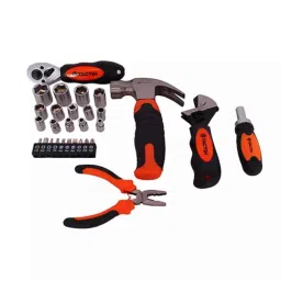Tactix 900053 Carbon Steel Black &a; Orange Tool Kits-picture-41