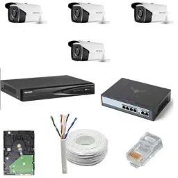 Hikvision 2MP CCTV IP Camera Kit with 4 Bullet, 4 Channel NVR, 4 Port JK Vision POE, 1TB Hard Disk, Cat6 Cable &a; 8 RJ45 Connector-picture-11