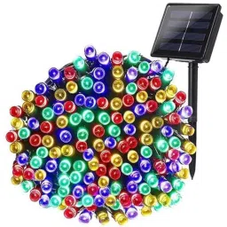 Gigawatts Plastic Multicolor Solar String Light with 22m 200 LED Weather Resistant Decorative Strip, GW-JH-08-12