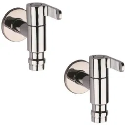 IRIS Vignet Stainless Steel Chrome Finish Washing Machine Bib Cock with Wall Flange (Pack of 2)-39