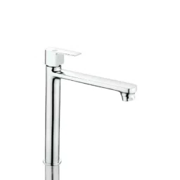 AR5H 8 inch Brass Silver Chrome Finish Pillar Cock, ARIA-005-1