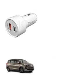 Kozdiko 3A 18W Plastic Fast Charging Mini Car Charger with Dual Output for Toyota Rumion-picture-22