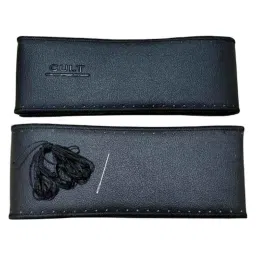 SureStrive Cult Leather Black Soft Grip Foam Stitched Car Steering Cover for Mahindra Scorpio S11, CULTGRIP_STGCOVER_BLACK_83-image-44
