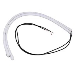 AOW Flexible 30cm Bike Headlight Neon LED DRL Tube (White) for Suzuki GS (Pack of 2)-33