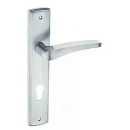 Quba Q-119 10 inch Brass Silver Chrome Plated Door Lock Body, Q-119-10-SS-image-52