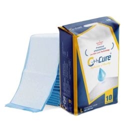 C-Cure 60x90cm Leak Proof &a; Comfort Protection Underpads with Polymer Gel Lock Technology, ZPD-UNDP-200 (Pack of 2)-image-1