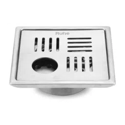 Ruhe Ruby 5x5 inch Stainless Steel 304 Brushed Finish Square Floor Drain with Collar, Hole &a; Cockroach Trap, 16-0306-39-picture-25