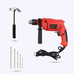 Hillgrove HGCM222M1 700W 13mm Drill Machine with 5 Pcs Masonry Drill Bit &a; Claw Hammer, HGCM483 image 3