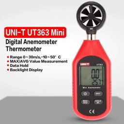 Uni-T UT-363 Digital Anemoscope Air Flow Range 0-30m/s image 2