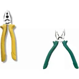 Sky Blue 2 Pcs 7.8 inch Lineman Plier Combo, SBE_PLIER_0066-picture-2