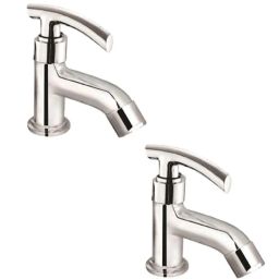 IRIS C-2 Brass Chrome Finish Long Body Pillar Cock (Pack of 2)-image-70