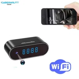 Cybernautt CN700 2MP Full HD Smart Wi-Fi Watch Camera with HD Audio &a; Video, 12 PC LED, Motion Detection, Loop Recording &a; Support 64GB SD Card image 2