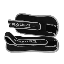Strauss 30.5x15.3x4.3cm Neoprene Grey Adjustable Round Shape Ankle Weight, ST-2661-picture-12