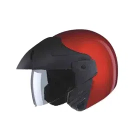 Studds Ninja Concept Eco Expanded Polystyrene Cherry Red Open Face Open Face Helmet, Size: Medium-picture-31