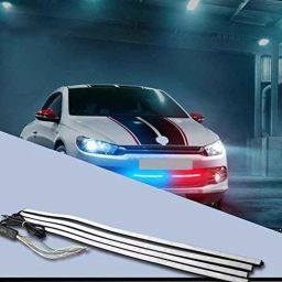 AllExtreme EXFSLW2 6W White Flexible Rubber COB LED DRL Strip Light for Car-4