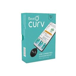 BeatO Curv Type-C USB Glucometer Kit with 50 Test Strips &a; 50 Lancets-27
