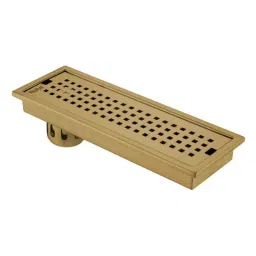 Ruhe 24x4 inch Stainless Steel 304 Yellow Gold PVD Coated Palo Shower Drain Channel, 16-0116-10-picture-14