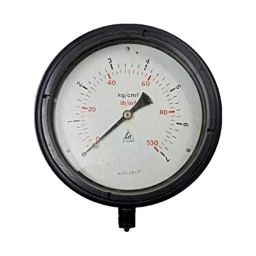Japsin InstrumentationJapsin 0-7kg/cm² Pressure Gauge with Dual Scale 100 PSI, Connection: 3/8 inch, JI-159-31