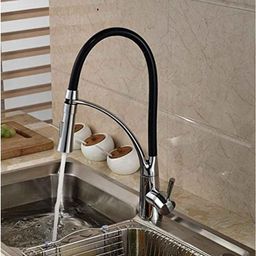Aquieen Black Table Mounted Kitchen Sink Mixer with Connecting Hoses &a; Installation Kit, BD-I5LG-S4Y8-picture-32