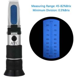 Real Instruments 45-82% Brix Manual Handheld Refractometer image 2