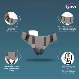 Tynor Hernia Belt, Size: M image 3