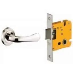 Dorset ML Series Lily 10 inch Stainless Steel Door Handle Lock Set with Mortise Latch (Pack of 3)-picture-47