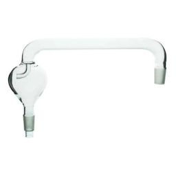 ABGIL B-55 Borosilicate 3.3 Glass Splash Head Vertical Pear Adapter, ABG575-8