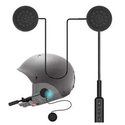 AOW Universal Helmet Headset, Bluetooth Stereo Speakers Hands-Free Music Call Control Mic Earphone Durable-33