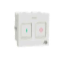 Schneider Electric Unica Pure 2 Module Polar White Motor Starter, UNSMTSTART2M_WE (Pack of 10)-picture-13