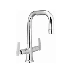Jainex Step Centre Hole Basin Mixer with Free Tap Cleaner, STP-2746-4