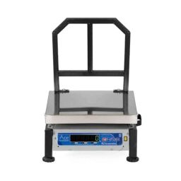 Ace 100kg 10g 300x300mm Digital Electronic Chargeable Weighing Scale with Stainless Steel Platform &a; Front Back Double Red Display for Shop, Commercial &a; Industrial Use-50