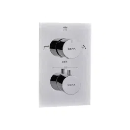 Cera Solace Metal Wall Mount Thermostatic Three Way Diverter Round Exposed Part, F8015742CH-image-63