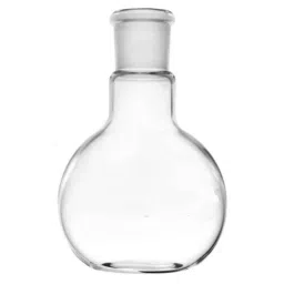 ABGIL 25ml Borosilicate Glass Flat Bottom Boiling Flask with Rim &a; Interchangeable Joint, ABG1288-2
