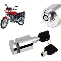 Auto Pearl Stainless Steel Silver Heavy Duty Anti Theft Motorcycle Disc Brake Lock, Lock-144-picture-10