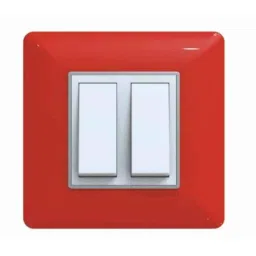 GreatWhite Fiana EVO 3 Module PVC Cherry Red Chrome Finish Modular Switchboard Plate, 20603-CRC (Pack of 20)-image-39