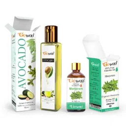 GoWoo 2 Pcs 10ml Natural Therapeutic Grade Aromatherapy Marjoram Aroma Oil &a; 100ml Avocado Carrier Oil Set, GWOC868-P32+P167-picture-8