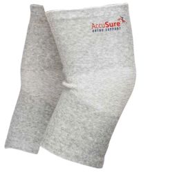 AccuSure Medium Bamboo Yarn 4 Way Stretchable Pain Relief Knee Support AOK12-M-17