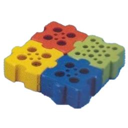 Tarsons 9x15 &a; 4x50ml Top &a; Bottom Side Jigsaw Rack, 250070 (Pack of 4)-13