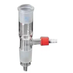 Glassco 24/29 Boro 3.3 Glass Straight Vacuum Receiver Adapter, 022.202.04-48