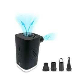 JCBL 5kPa 2400mAh Plastic Black Rescuer Mini Portable Air Pump with Built-in Rechargeable Battery, JCBL_AP_001, JCBL_AP_001-26
